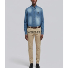MONCLER 몽클레어 블랙라벨 리안 워싱 청 셔츠
