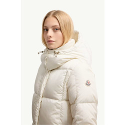 MONCLER 몽클레어 Litte 스퀘어 퀼팅 후드 롱 다운 자켓 2COLOR