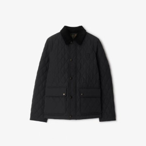 BURBERRY 버버리 코듀로이 카라 퀼팅 자켓
