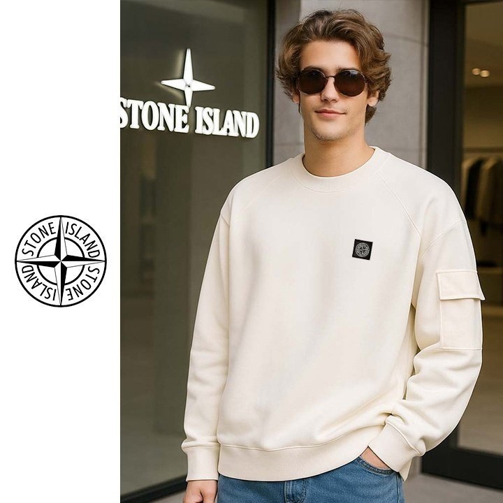 STONE ISLAND 스톤아일랜드 히든 포켓 기모 긴팔 3COLOR