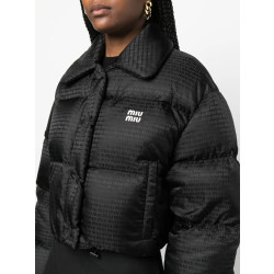 MIUMIU 미우미우 크롭 나일론 다운 재킷