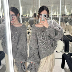 LOEWE 로에베 아나그램 꽈베기 퍼프 스웨터