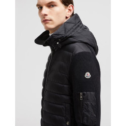 MONCLER 몽클레어 로고 패치 울 니트 패딩 자켓 2COLOR