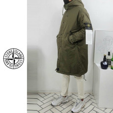 STONE ISLAND 스톤아일랜드 멤브라나 후드 롱자켓 2COLOR