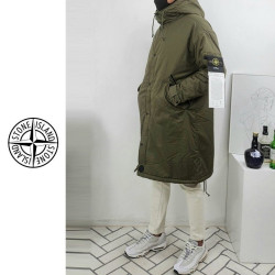 STONE ISLAND 스톤아일랜드 멤브라나 후드 롱자켓 2COLOR