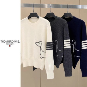 THOM BROWNE 톰브라운 헥터 퍼피 울 스웨터