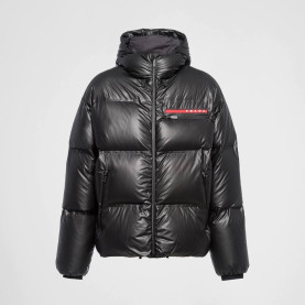 PRADA 프라다 라이트 나일론 후드 패딩 재킷