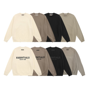 FEAR OF GOD 피어오브갓 에센셜 1809 백 로고 플리스 스웨트 셔츠