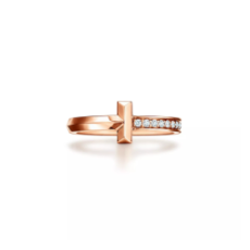 ★(국내배송 단1점)★ TIFFANY&CO 티파니앤코 T1 파베 링 국내배송건