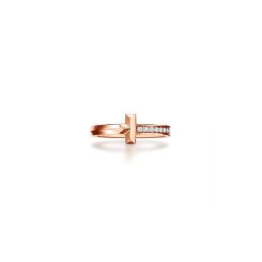 ★(판매완료)★ TIFFANY&CO 티파니앤코 T1 파베 링 국내배송건