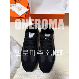 에르메스 나일론 스웨이드 인스니커즈