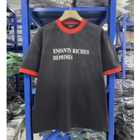 ENFANTS RICHES DÉPRIMÉS 앙팡리쉬데프리메 3708 클래식 로고 구제 워싱 링거 반팔