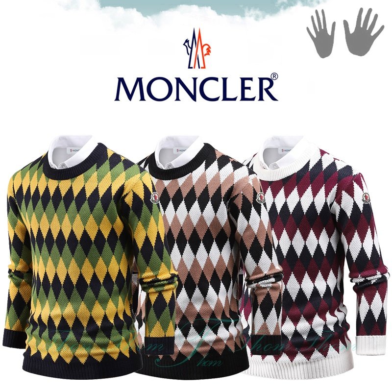 MONCLER 몽클레어 뉴 아가일 니트