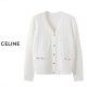 ●2월 판매 10위● CELINE 셀린느 금장 구르메트 니트 가디건 2COLOR