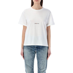 SAINT LAURENT 생로랑 로고프린팅 코튼 반팔티 2COLOR