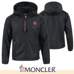 MONCLER 몽클레어 레드 패치 윈드 자켓