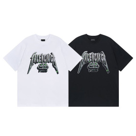 BALENCIAGA 발렌시아가 23106 그래픽 로고 반팔