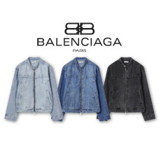 BALENCIAGA 발렌시아가 헨리넥 데님 자켓