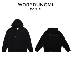 WOOYOUNGMI 우영미 그라데이션 엠보싱 백로고 후드