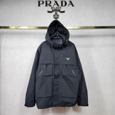 PRADA 프라다 스트링 후드 지퍼 자켓 3COLOR