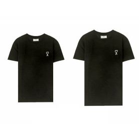 AMI 아미 체인스티치 커플 반팔티