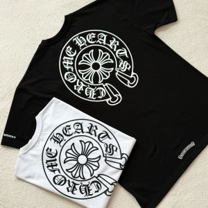 CHROME HEARTS 크롬하츠 홀스슈 포켓 로고 반팔