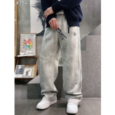 LOUIS VUITTON 루이비통 코튼 빈티지 워싱 스웻 팬츠