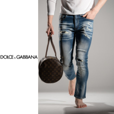 DOLCE & GABBANA 돌체앤가바나 플레시 데님팬츠