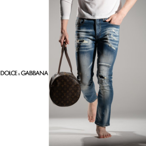 DOLCE&GABBANA 돌체앤가바나 플레시 데님팬츠