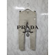 PRADA 프라다 절개 옆밴딩 워싱 팬츠 3COLOR
