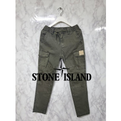 STONE ISLAND 스톤아일랜드 피그먼트 절개 카고 밴딩팬츠 3COLOR