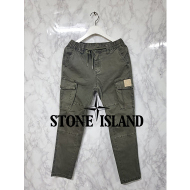 STONE ISLAND 스톤아일랜드 피그먼트 절개 카고 밴딩팬츠 3COLOR
