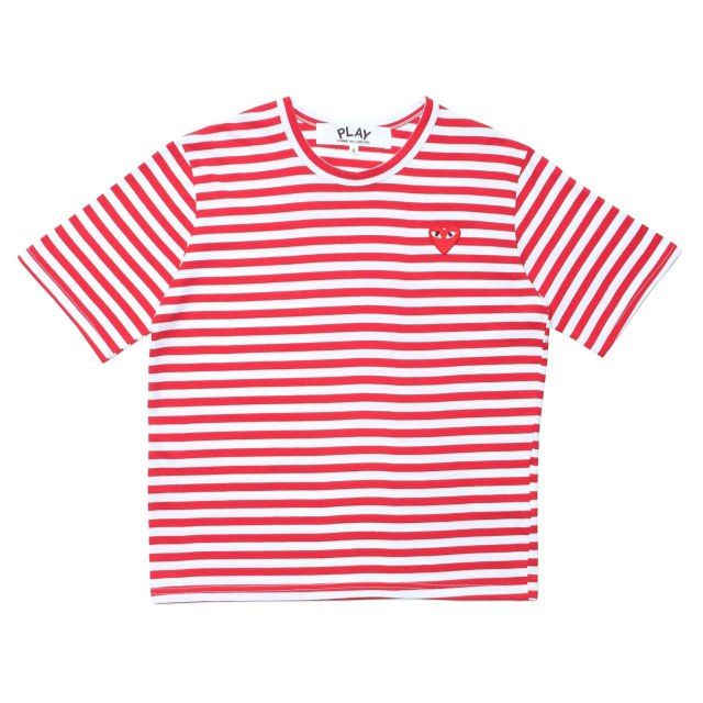 COMME DES GARCONS 꼼데가르송 하트 단가라 반팔 3COLOR