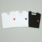COMME DES GARCONS 꼼데가르송 하트 와펜 반팔