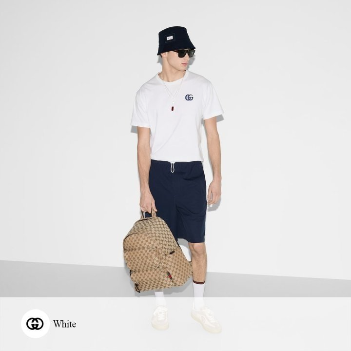 GUCCI 구찌 더블G 자수 티셔츠