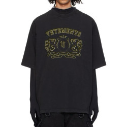 VETEMENTS 베트멍 블랙 로얄 반팔 티셔츠