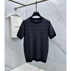 FENDI 펜디 자가드 FF 니트반팔 2COLOR