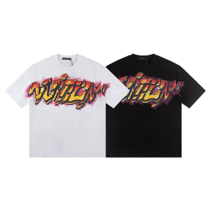 LOUIS VUITTON 루이비통 6552 그래피티 로고 반팔