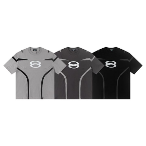 BALENCIAGA 발렌시아가 6376 유니티 스포츠 아이콘 바이커 반팔