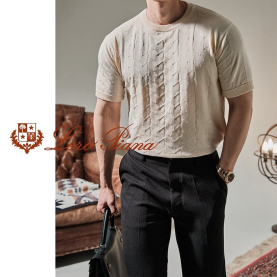 LOROPIANA 로로피아나 쟈가드 디테일 린넨카라 4COLOR