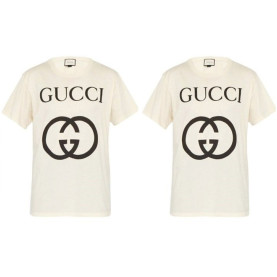 GUCCI 구찌 뉴 빅로고 커플 반팔티