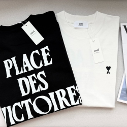 AMI 아미 코튼 플레이스 빅투아르 반팔