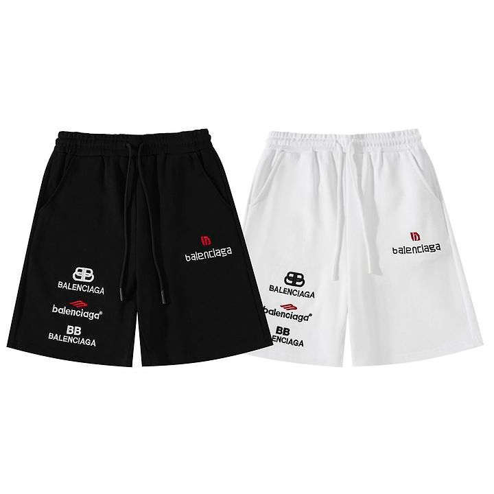 BALENCIAGA 발렌시아가 6424 멀티 로고 스웨트 쇼츠