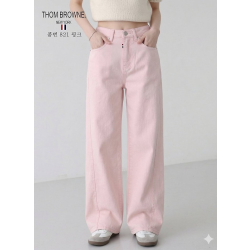 THOM BROWNE 톰브라운 절개 일자와이드 팬츠 (821) 2COLOR