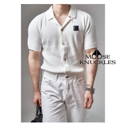 MOOSE KNUCKLES 무스너클 반팔 가디건 3COLOR