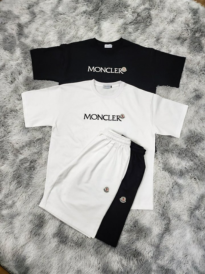 MONCLER 몽클레어 자수 반팔&반바지 세트