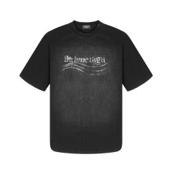 BALENCIAGA 발렌시아가 크레용 폴리티컬 워싱 티셔츠