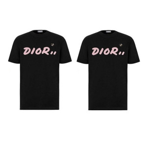 DIOR 디올 옴므 벌자수 커플 반팔티