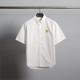 COMME DES GARCONS 꼼데가르송 골드와펜 클래식 반팔 셔츠